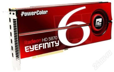 Лот: 440913. Фото: 1. 2048МБ PowerColor "Radeon HD 5870... Видеокарты