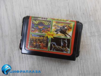 Лот: 20679787. Фото: 1. Картридж SEGA 4в1 KC-440 (BARE... Электронные