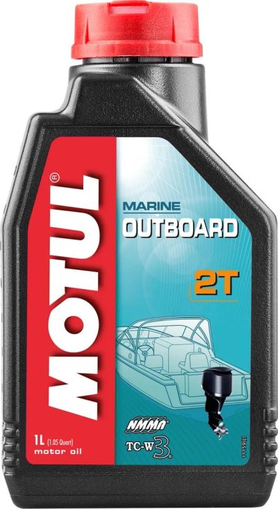 Лот: 20067500. Фото: 1. MOTUL Outboard 2T TC-V3, 1л (масло... Масла, жидкости