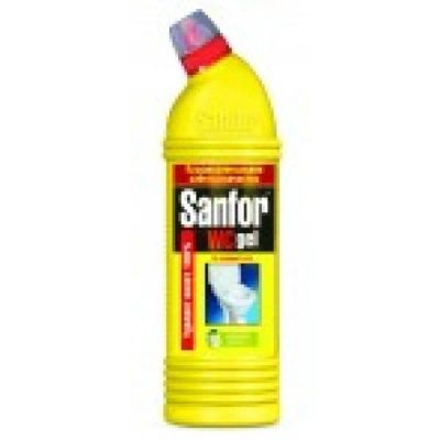 Лот: 14494499. Фото: 1. SANFOR WC 750мл gel Морской Бриз... Бытовая химия