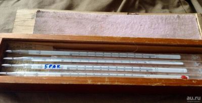 Лот: 9641952. Фото: 1. Лабораторные ртутные термометры... Лабораторное оборудование, реактивы