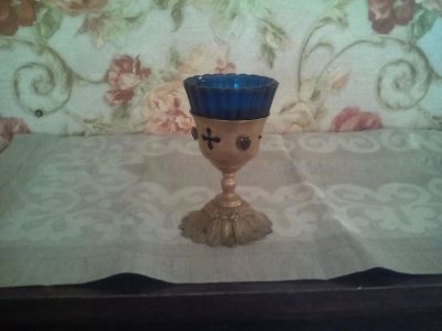 Лот: 10075610. Фото: 1. лампада старинная стоячая. Другое (антиквариат)