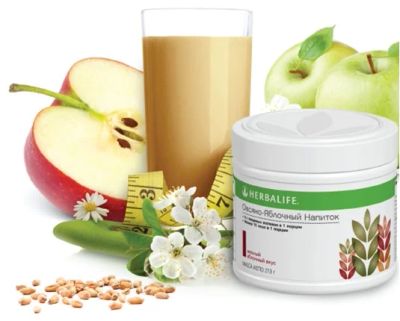 Лот: 3237189. Фото: 1. Herbalife. Овсяно-яблочный напиток. Диетическое питание