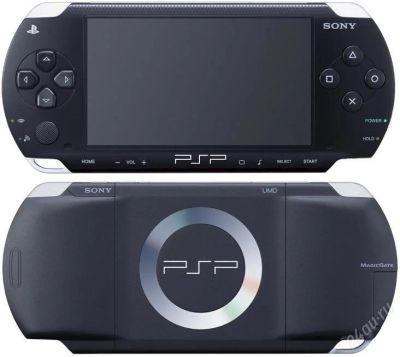 Лот: 105829. Фото: 1. psp fat black [срочно]. Игровые приставки, консоли