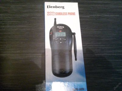 Лот: 10175386. Фото: 1. Беспроводной телефон Elenberg... DECT и радиотелефоны