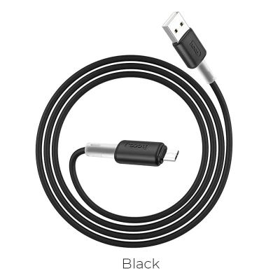 Лот: 22977819. Фото: 1. Кабель USB Hoco X48 Micro, силиконовый... Дата-кабели, переходники