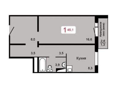 Лот: 25204281. Фото: 1. Продажа Квартира Красноярск, Кутузова... Квартиры, студии