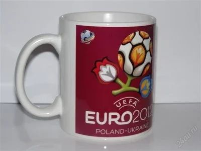 Лот: 1868743. Фото: 1. Кружка EURO 2012 группы (Евро... Сувенирные мелочи
