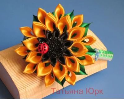 Лот: 3809183. Фото: 1. ободок Подсолнух - ручная работа. Аксессуары