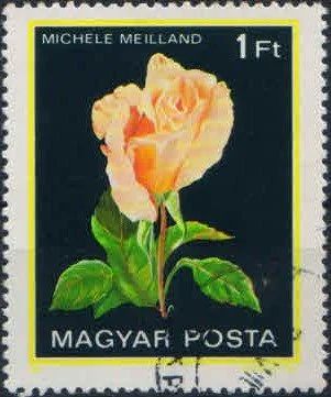 Лот: 16547048. Фото: 1. 1982. Венгрия. Розы. н.с. № 3572. Марки