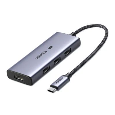 Лот: 21438330. Фото: 1. USB-хаб UGREEN USB-C to 3x USB... USB хабы