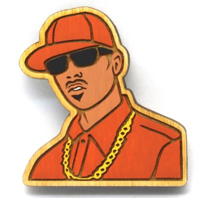 Лот: 14836048. Фото: 1. Деревянный Значок GTA: San Andreas. Сувенирные