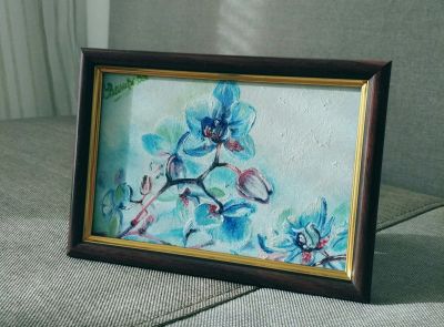 Лот: 15528188. Фото: 1. Картина"Орхидеи". Картины, рисунки