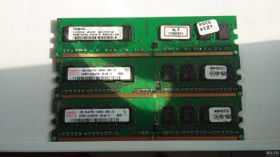 Лот: 15572296. Фото: 1. Оперативная память DDR2 на 1 GB... Карты памяти