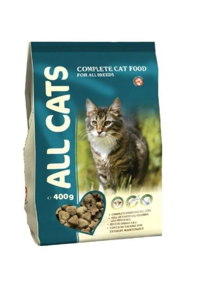 Лот: 7075298. Фото: 1. Корм ALL CATS для кошек всех пород... Корма