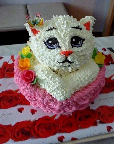 Лот: 8088827. Фото: 1. Торт котенок. Торты, пирожные