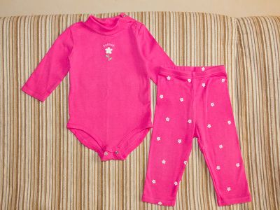 Лот: 3657155. Фото: 1. Gymboree костюм на 6-12 мес розовый... Костюмы, пиджаки, комбинезоны
