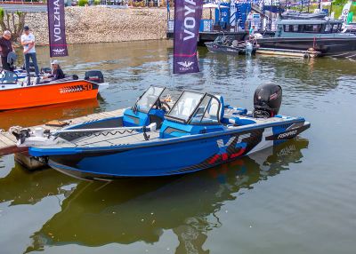 Лот: 25633012. Фото: 1. Катер-лодка алюминиевая VBOATS... Лодки и катера
