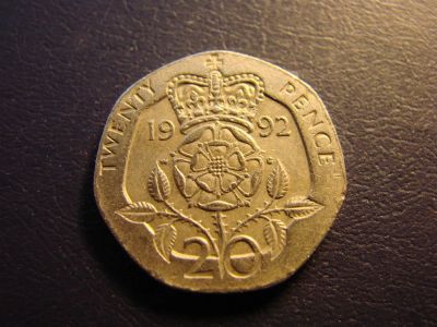Лот: 3986401. Фото: 1. 20 пенсов 1992 год , Соединённое... Великобритания и острова