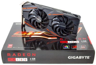 Лот: 11923740. Фото: 1. RX 480/4 gigabyte. Майнинг фермы, товары для майнинга