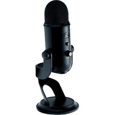 Лот: 12742983. Фото: 1. USB Микрофон Blue Yeti(черный). Наушники, гарнитуры