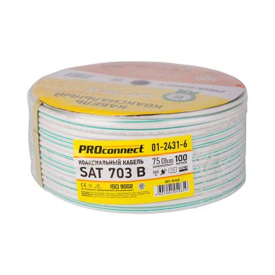 Лот: 25322357. Фото: 1. Коаксиальный кабель Proconnect... Провода, кабели