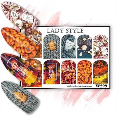 Лот: 10934373. Фото: 1. Слайдер W599 Lady Style. Украшения, дизайн ногтей