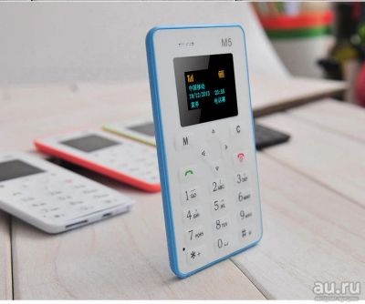 Лот: 8910014. Фото: 1. Aiek M5. Телефон кредитка. Кнопочные мобильные телефоны