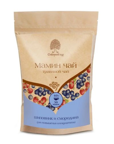 Лот: 12638651. Фото: 1. Травяной чай "Мамин чай" (шиповник... Чай, кофе, какао