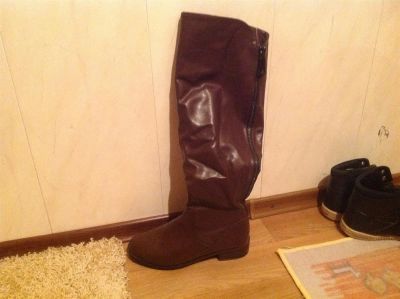 Лот: 3835903. Фото: 1. Высокие сапоги р 40-41. Сапоги