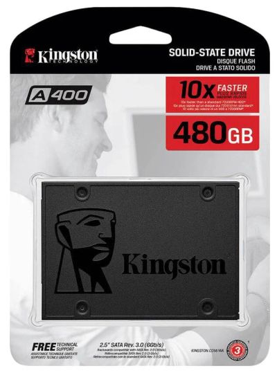 Лот: 11055820. Фото: 1. 480 ГБ SSD-накопитель Kingston... SSD-накопители