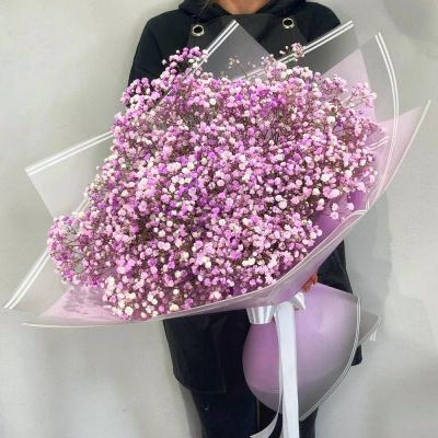 Лот: 21135503. Фото: 1. Гранд букет из 11 веток фиолетовой... Свежие цветы