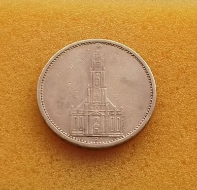 Лот: 8892888. Фото: 1. 5 марок 1934 года. Германия. Третий... Европа