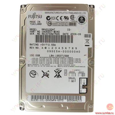 Лот: 4533220. Фото: 1. IDE HDD 2.5" 100Gb MHV2100AT новый... Жёсткие диски (HDD)
