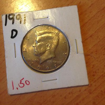 Лот: 8998206. Фото: 1. Half dollar Liberty 1991. Америка
