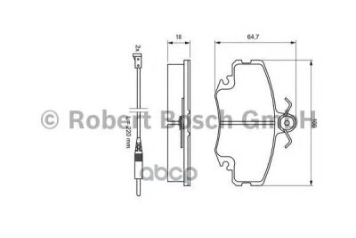 Лот: 14078504. Фото: 1. Колодки тормозные дисковые Bosch... Другое (автозапчасти)