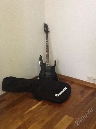 Лот: 1661978. Фото: 1. IBANEZ RGR321EX BLACK + ремень... Гитары