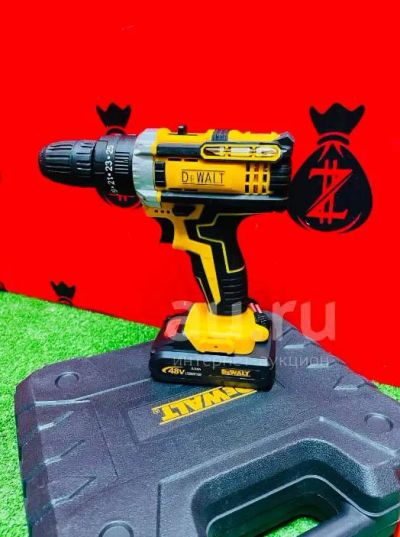 Лот: 20663722. Фото: 1. Аккумуляторный шуруповерт DeWalt... Электроинструмент