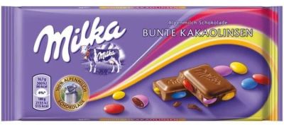 Лот: 10273118. Фото: 1. Milka Bunte Kakaolinsen. Шоколад, конфеты