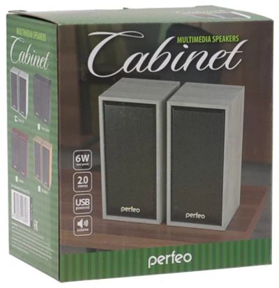 Лот: 21444203. Фото: 1. Колонки Perfeo Cabinet 6W USB... Активные акустические системы