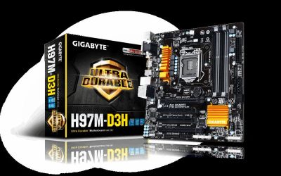 Лот: 7183799. Фото: 1. Gigabyte GA-H97M-D3H rev. 1.0... Материнские платы