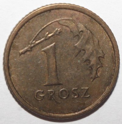 Лот: 2127056. Фото: 1. 1 грош 2000 год. Польша. Европа