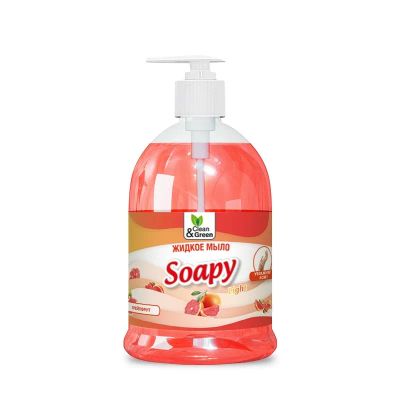 Лот: 20583384. Фото: 1. Жидкое мыло "Soapy" эконом "Грейпфрут... Бытовая химия