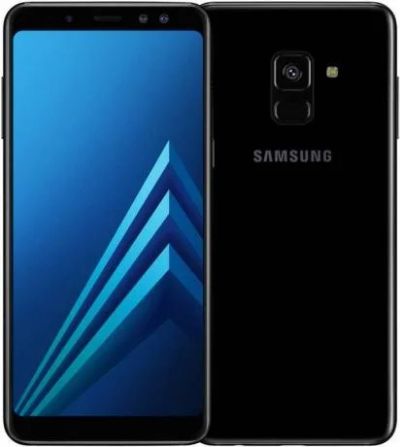 Лот: 12568498. Фото: 1. Samsung Galaxy A8 Black 2018 32GB... Смартфоны