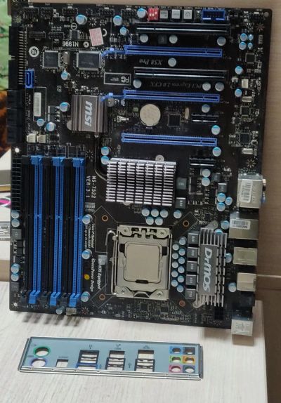 Лот: 20238272. Фото: 1. Комплект CPU i7 930+MSI X58 Pro... Комплекты запчастей