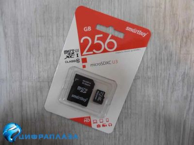 Лот: 20993392. Фото: 1. 256Gb карта памяти Smartbuy microSDXC... Карты памяти