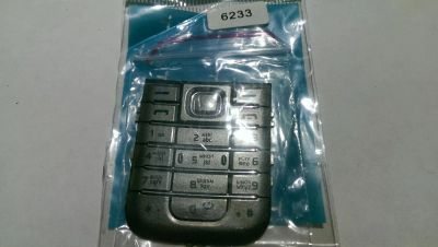 Лот: 6815711. Фото: 1. Клавиатура Nokia 6233 серый (нокиа... Корпуса, клавиатуры, кнопки