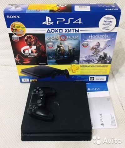 Лот: 17202362. Фото: 1. Sony PS4 Slim 1 TB 2208. Игры для консолей