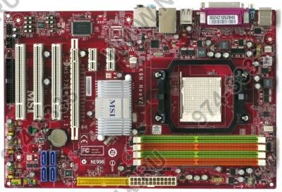 Лот: 737701. Фото: 1. мать MSI MS-7369 K9N Neo-F V2... Материнские платы