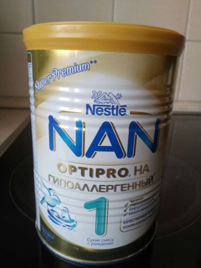 Лот: 7271530. Фото: 1. Смесь сухая NAN Optipro гипоаллергенная. Детское питание